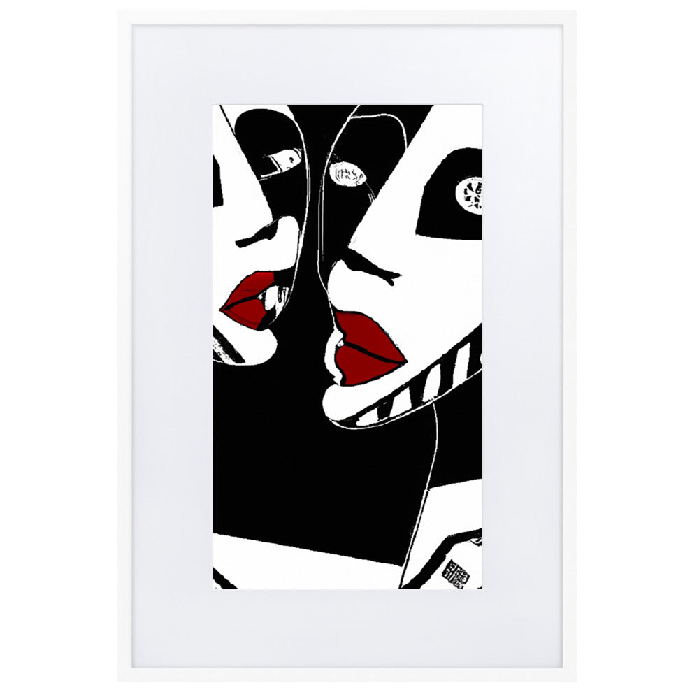 Valentines Matte Paper Framed Poster With Mat