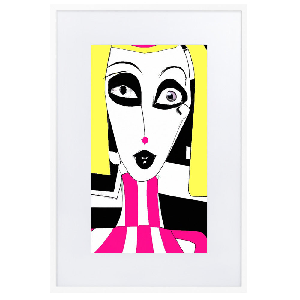 Weird Barbie Matte Paper Framed Poster With Mat