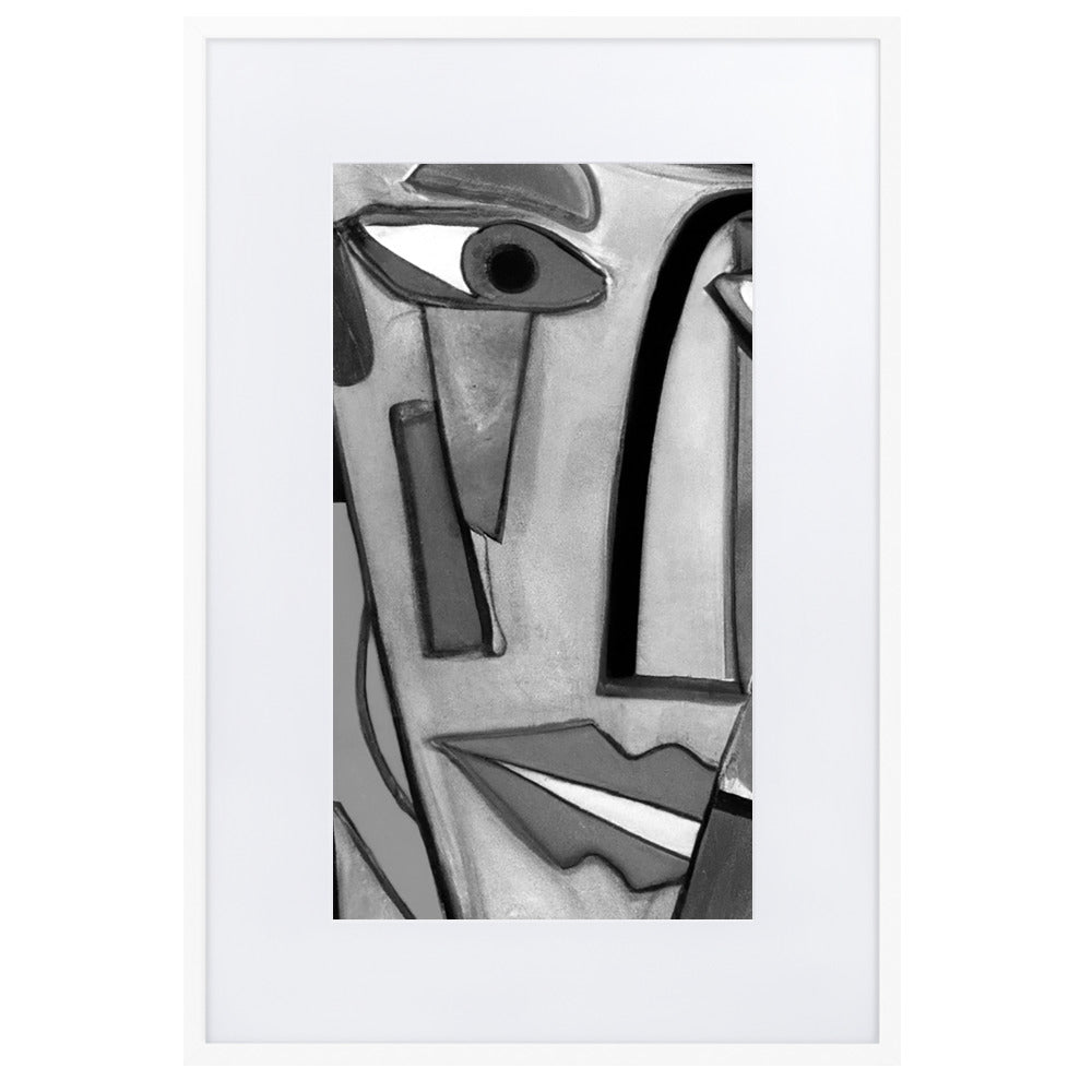 Jazzman Matte Paper Framed Poster With Mat