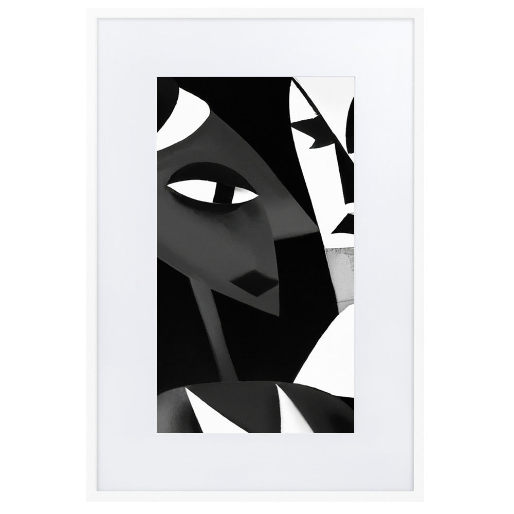 Audience Matte Paper Framed Poster With Mat