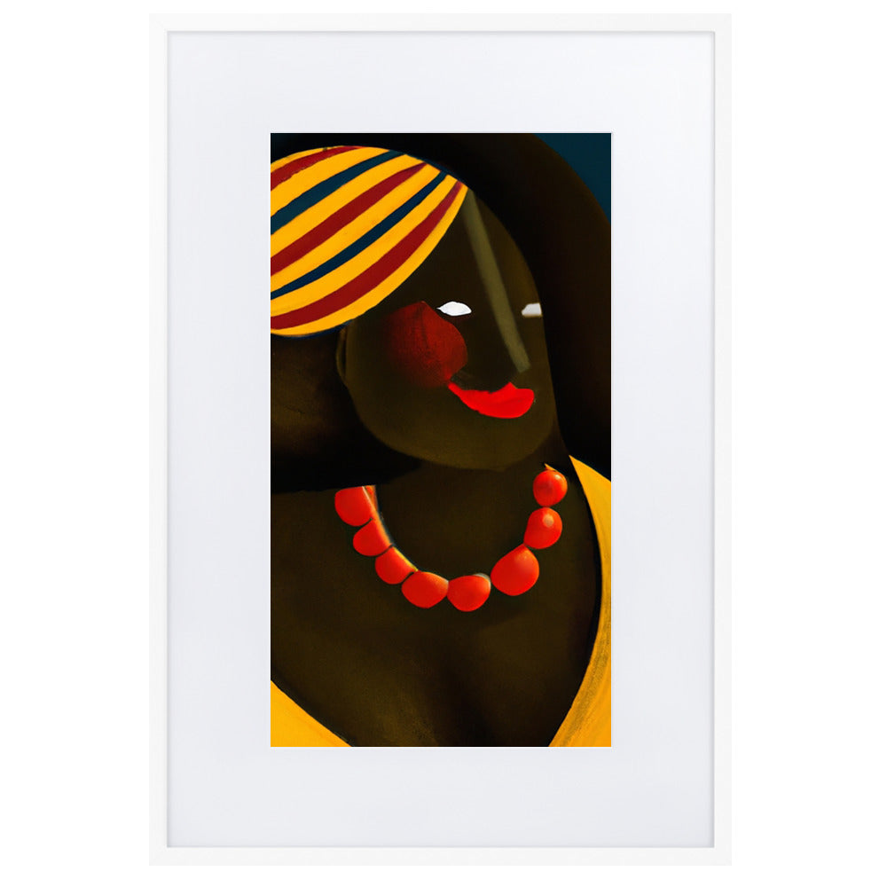 Colombiana Matte Paper Framed Poster With Mat