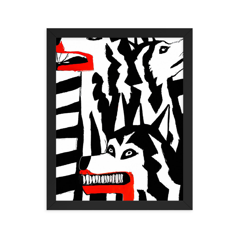 Mauling Framed photo paper poster