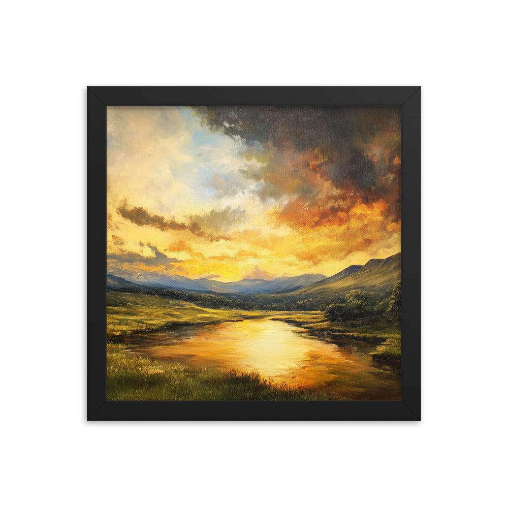 Untitled Landscape 1 framed photo paper poster