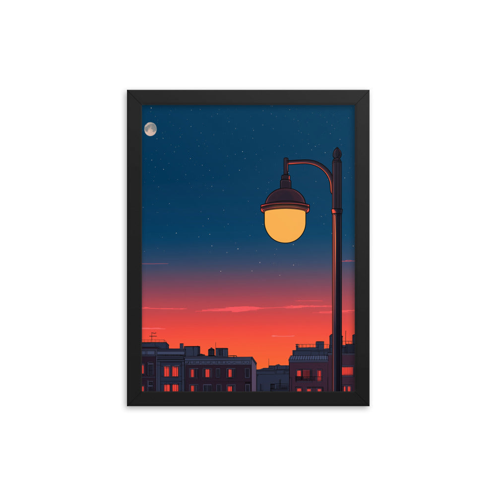 1 Framed photo paper poster