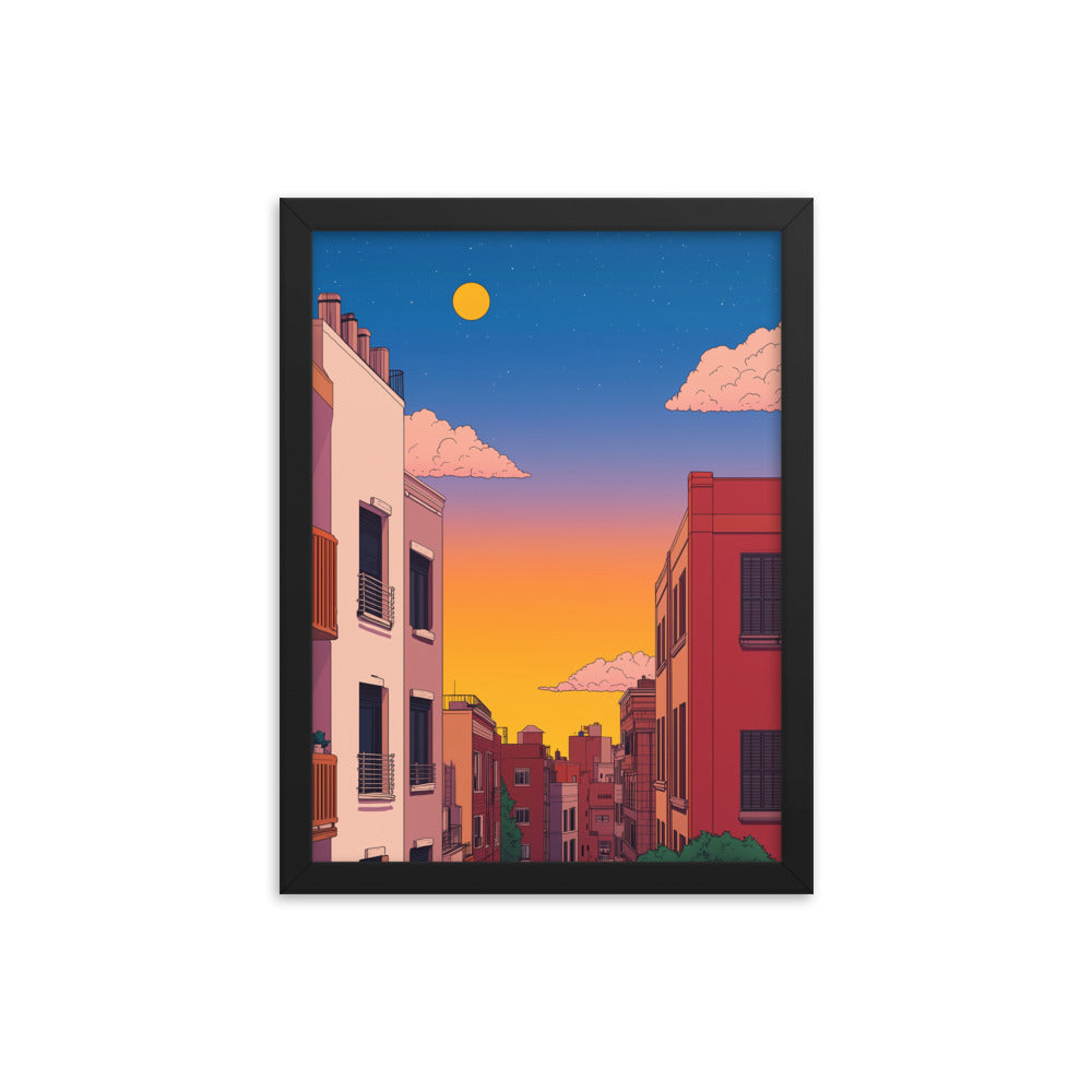 4 Framed photo paper poster