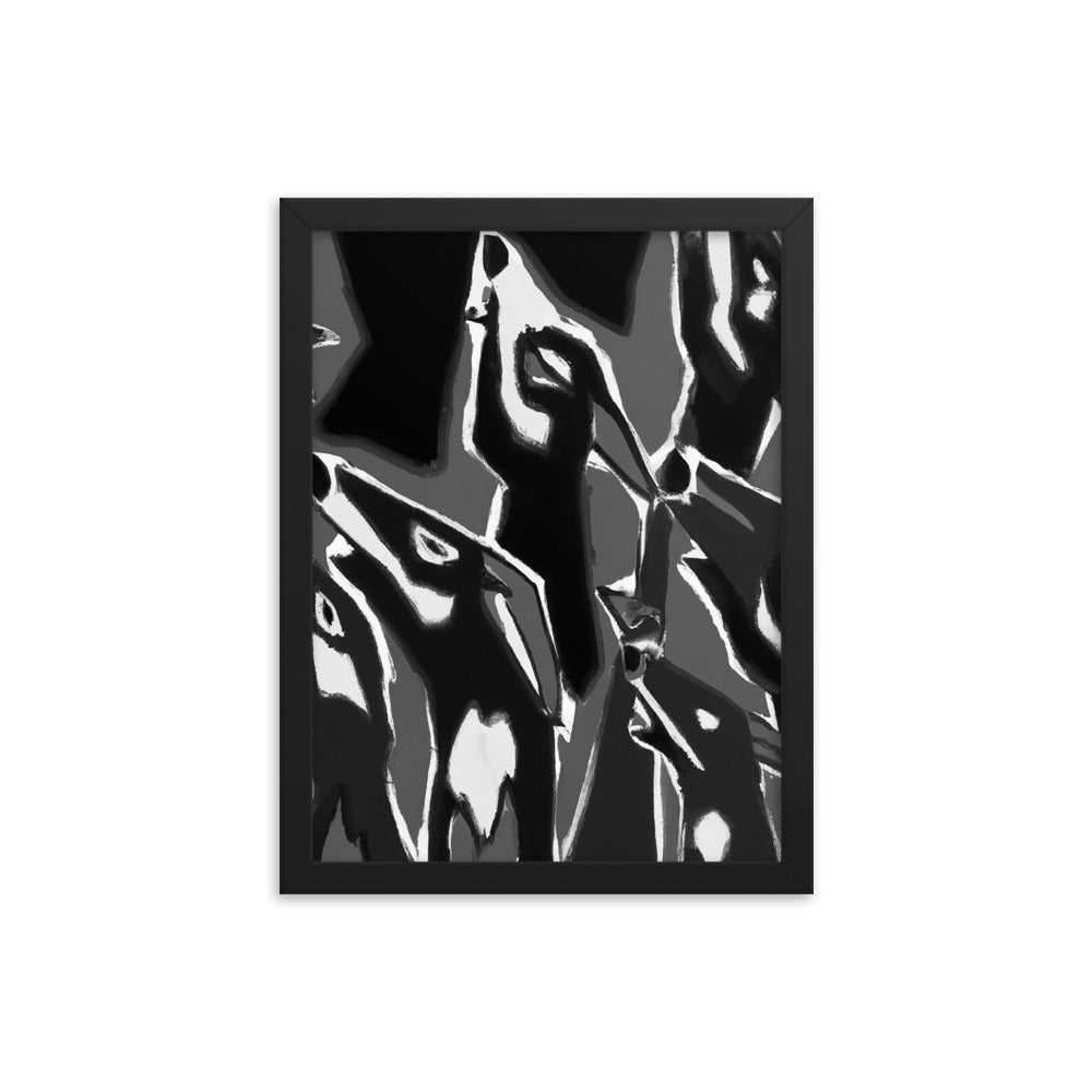 Night Howls Framed photo paper poster