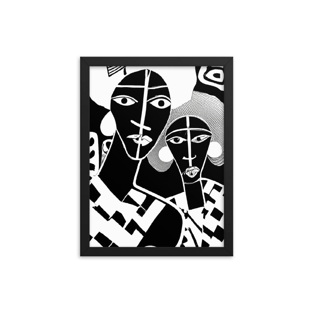 Aunties Framed photo paper poster