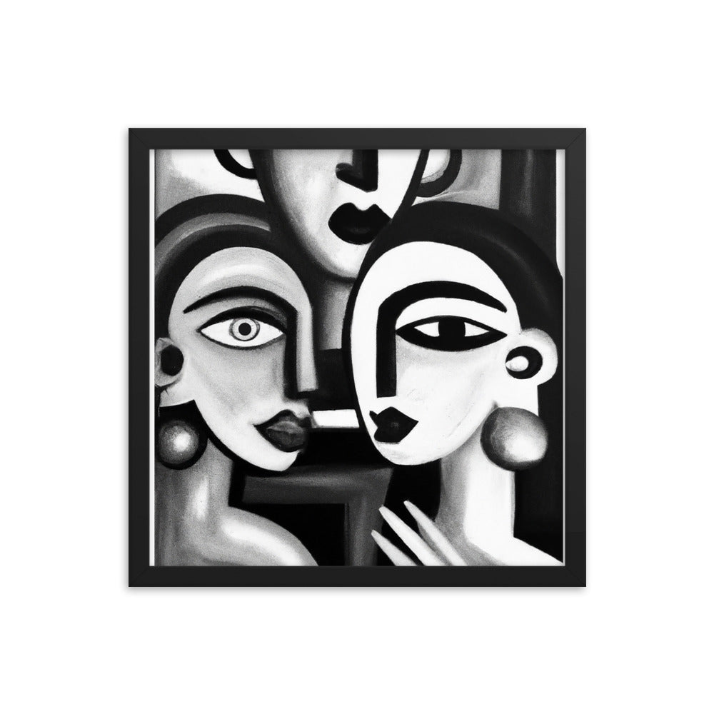 Picasso Framed photo paper poster