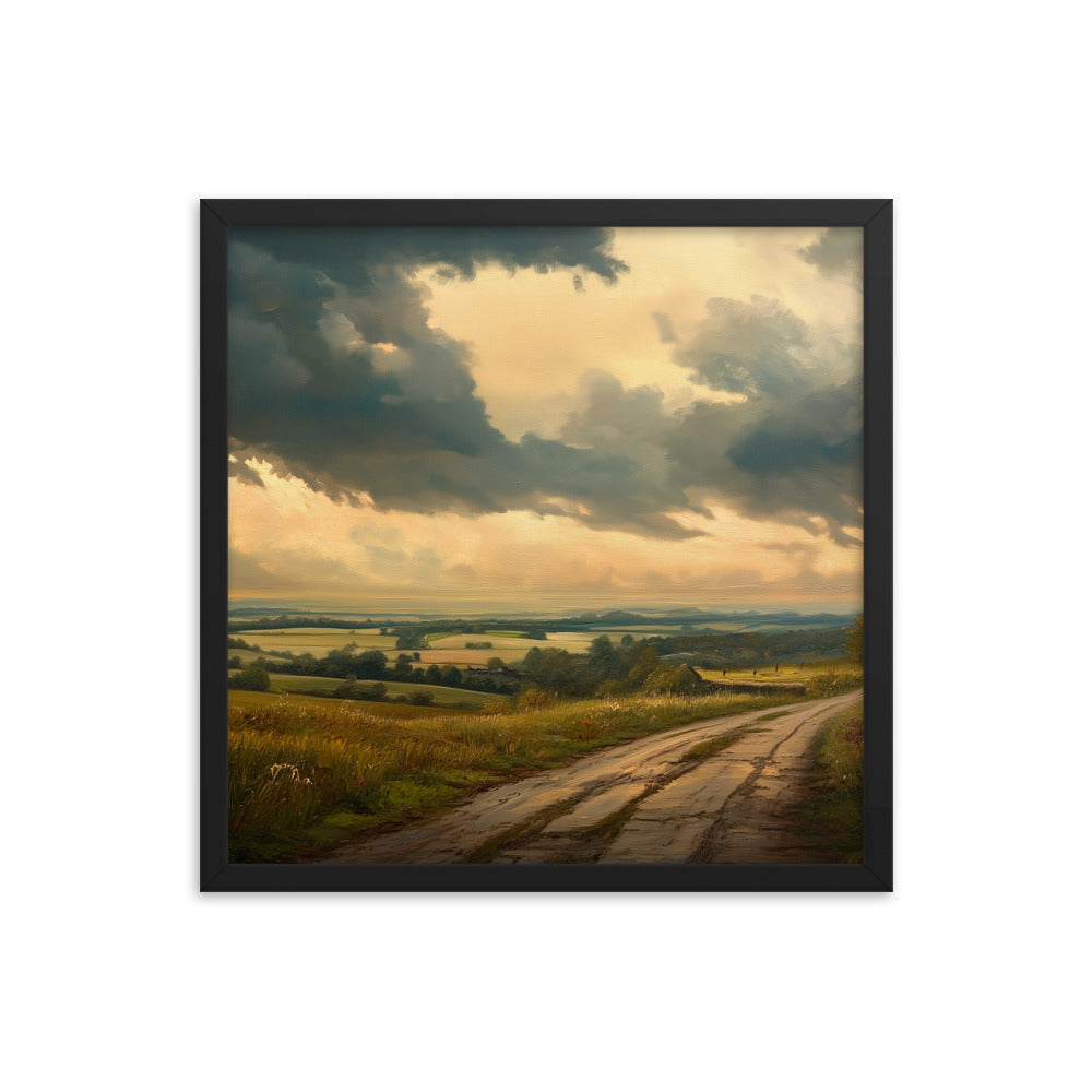 Untitled Landscape 5 Framed photo paper poster