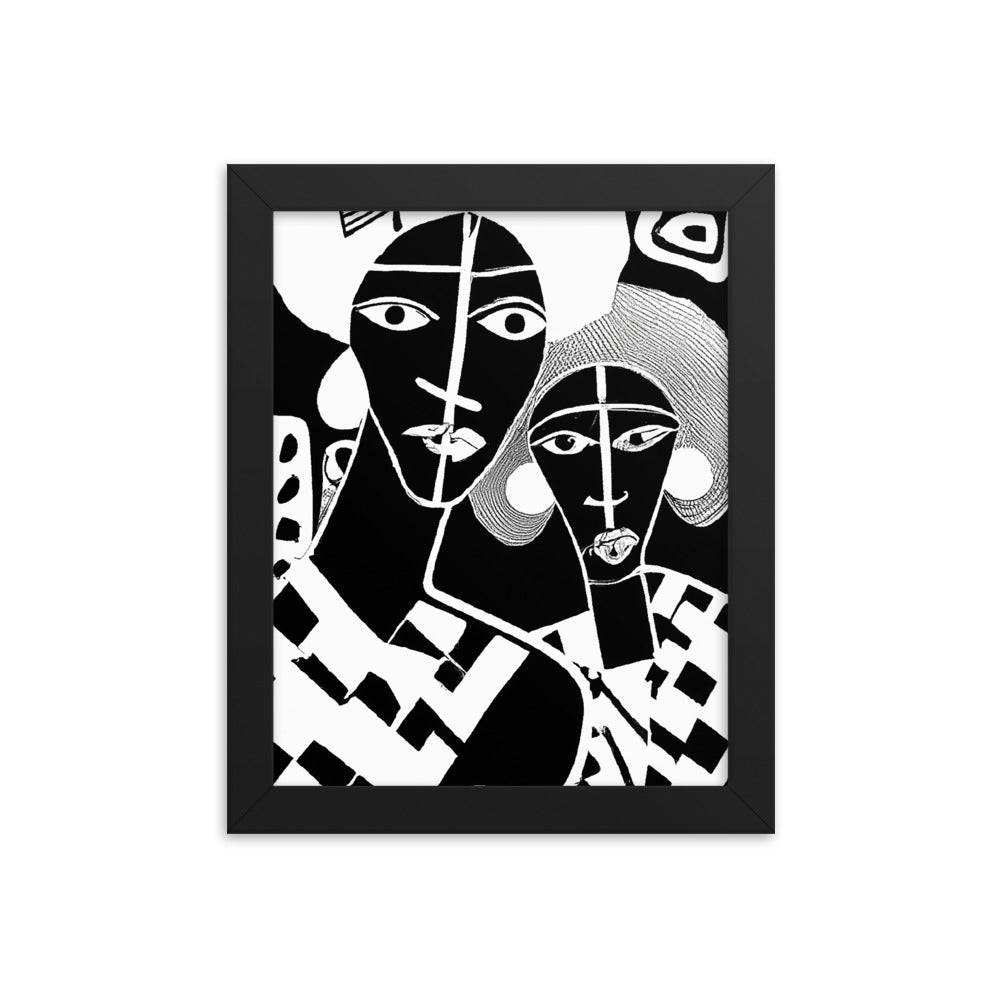 Aunties Framed photo paper poster