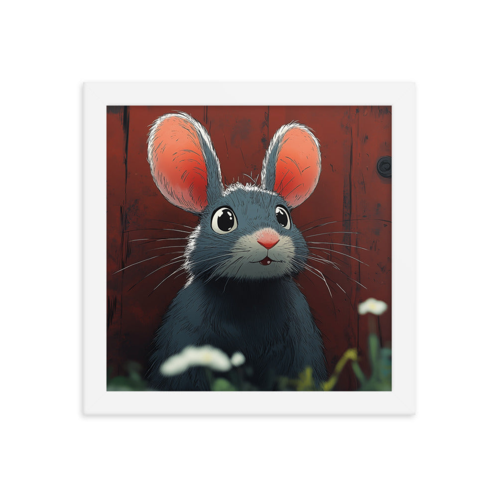 Mouse Framed photo paper poster