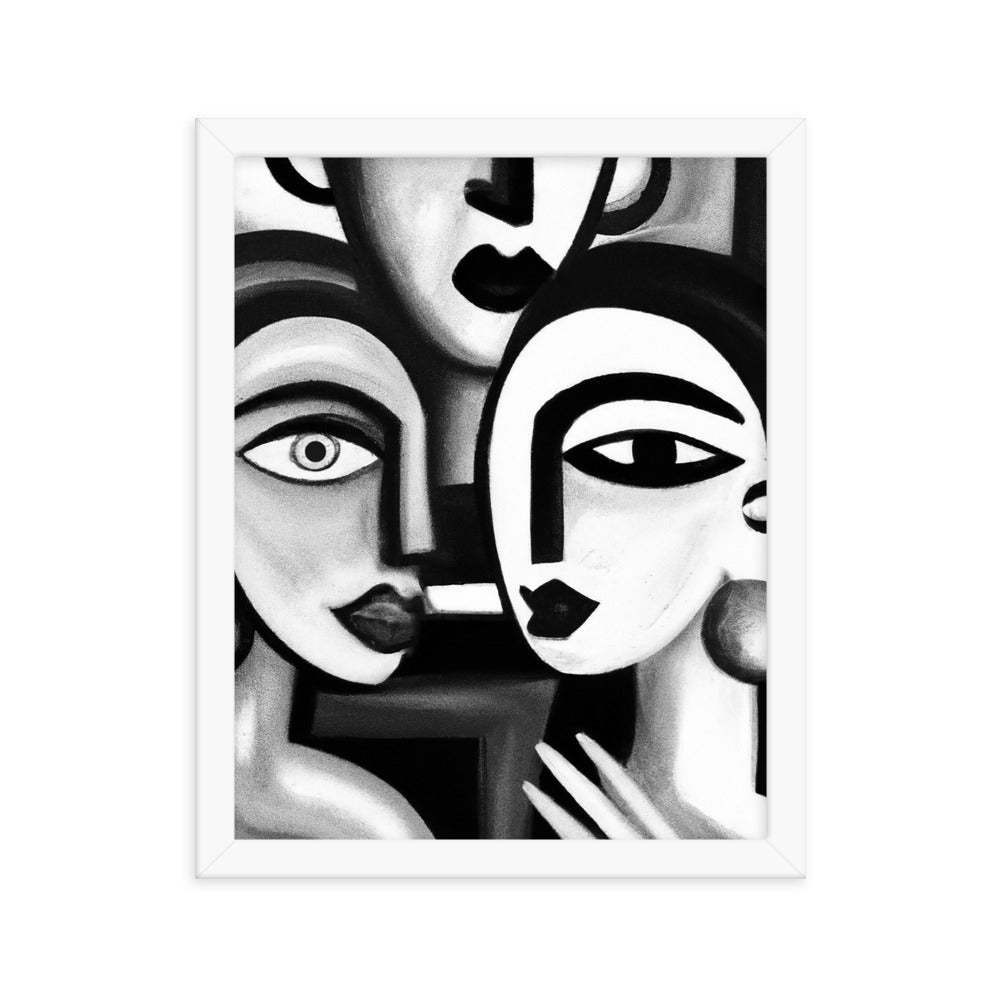 Picasso Framed photo paper poster