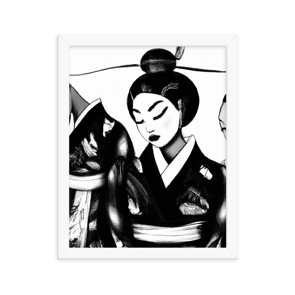 Ukiyo-e Framed photo paper poster