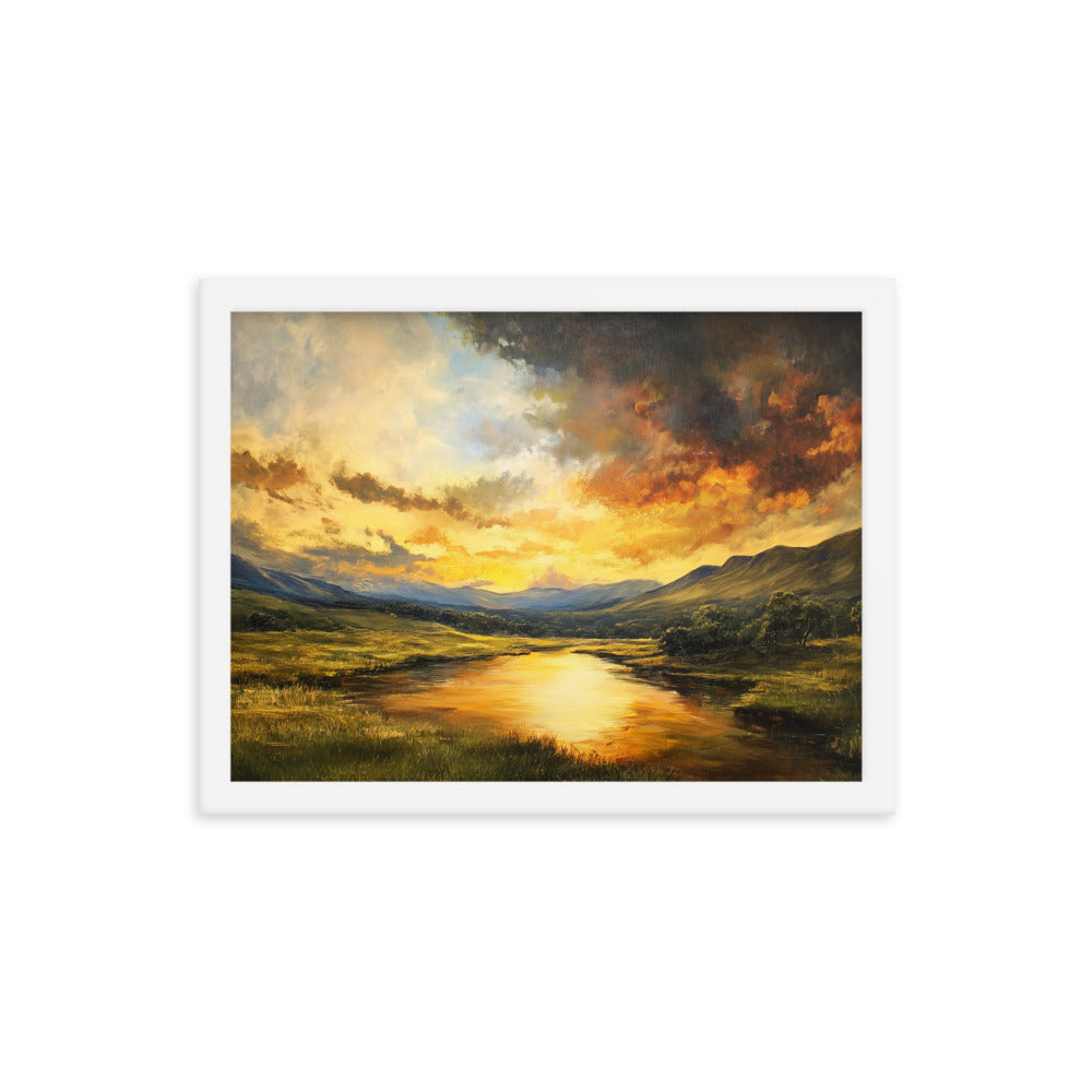 Untitled Landscape 1 framed photo paper poster