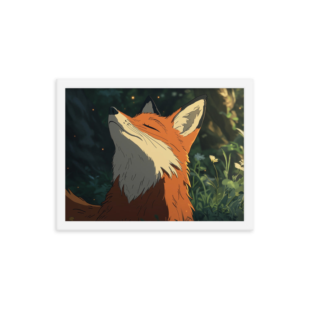 Fox 2 Framed photo paper poster