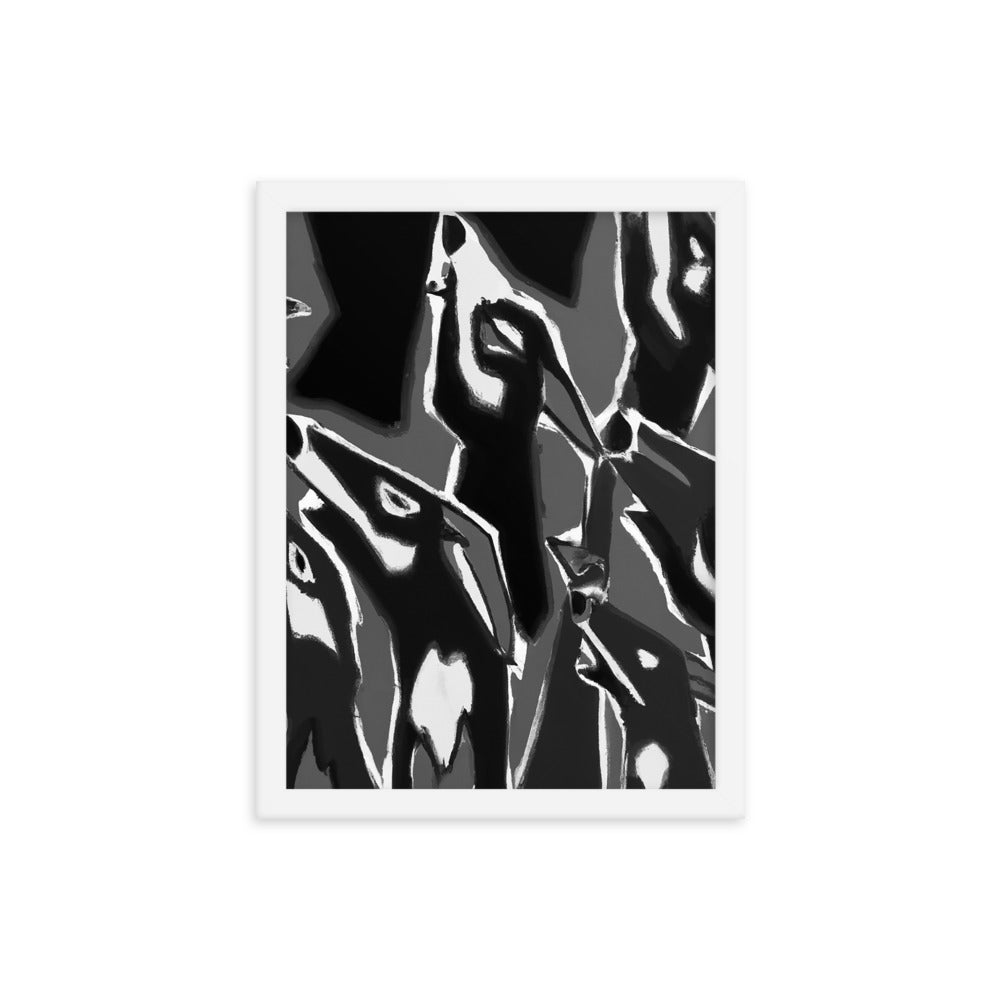 Night Howls Framed photo paper poster