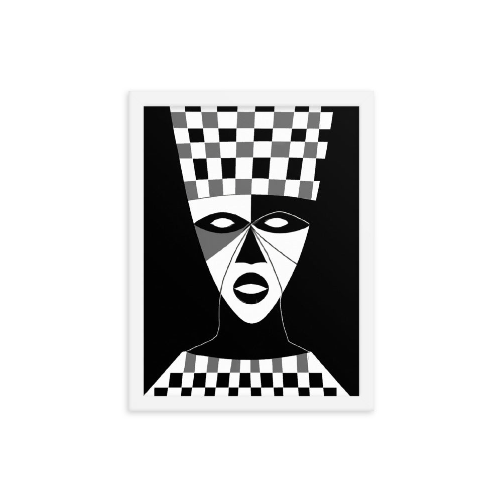 Mask Framed photo paper poster