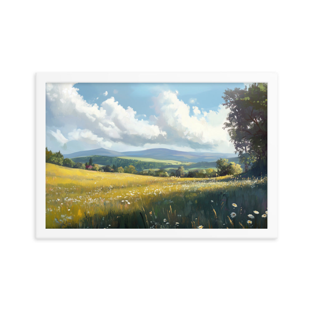 Untitled Landscape 4 Framed photo paper poster