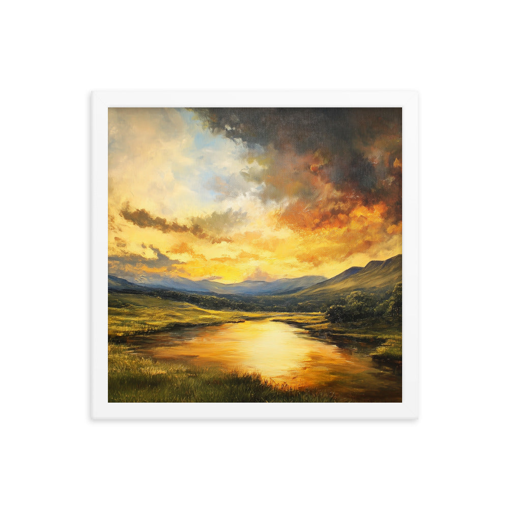 Untitled Landscape 1 framed photo paper poster