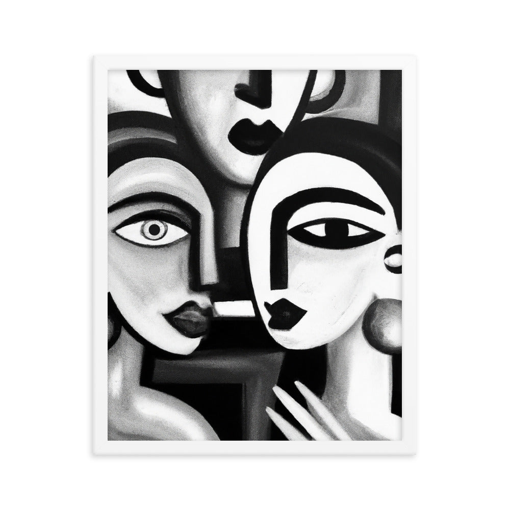 Picasso Framed photo paper poster