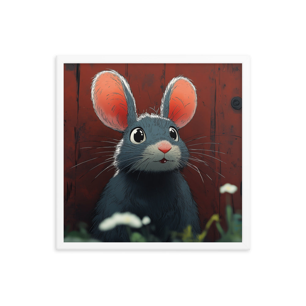 Mouse Framed photo paper poster