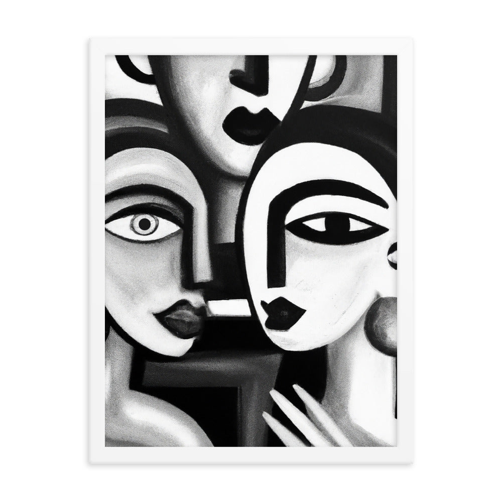 Picasso Framed photo paper poster