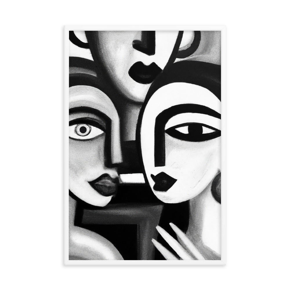 Picasso Framed photo paper poster