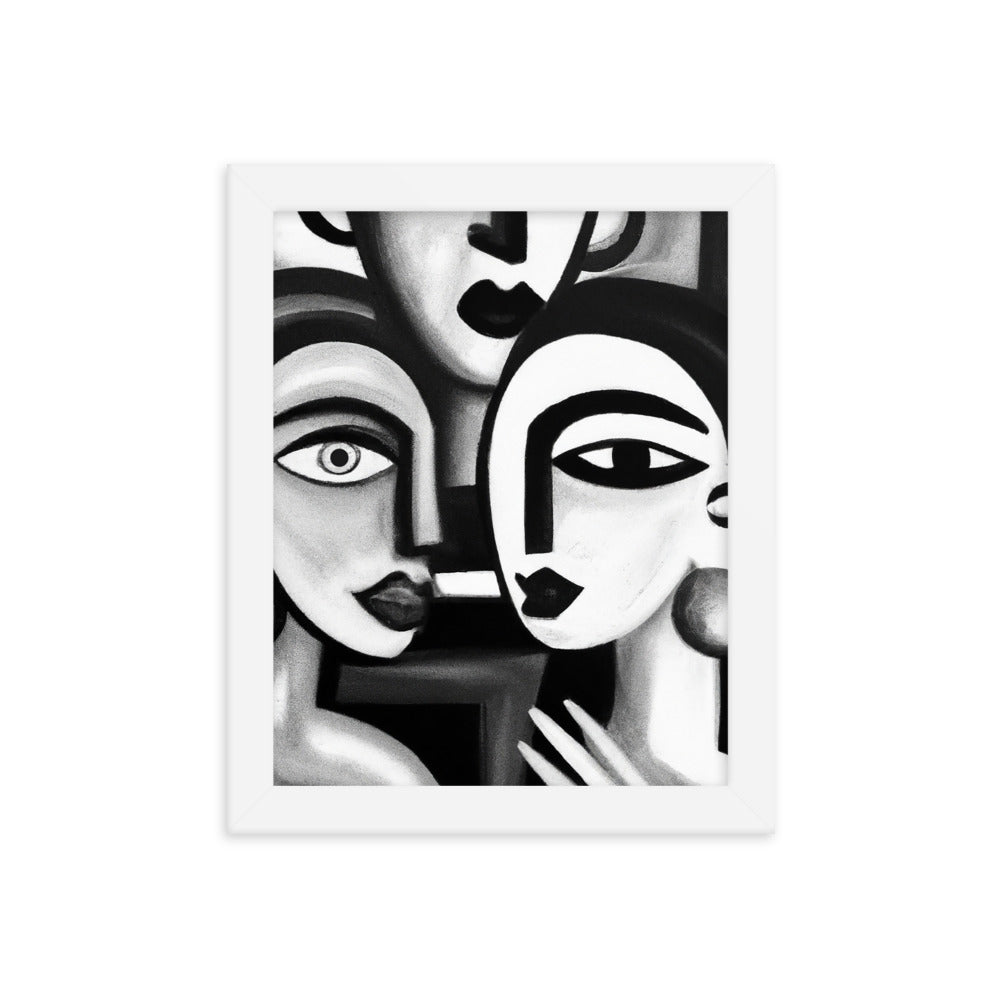 Picasso Framed photo paper poster