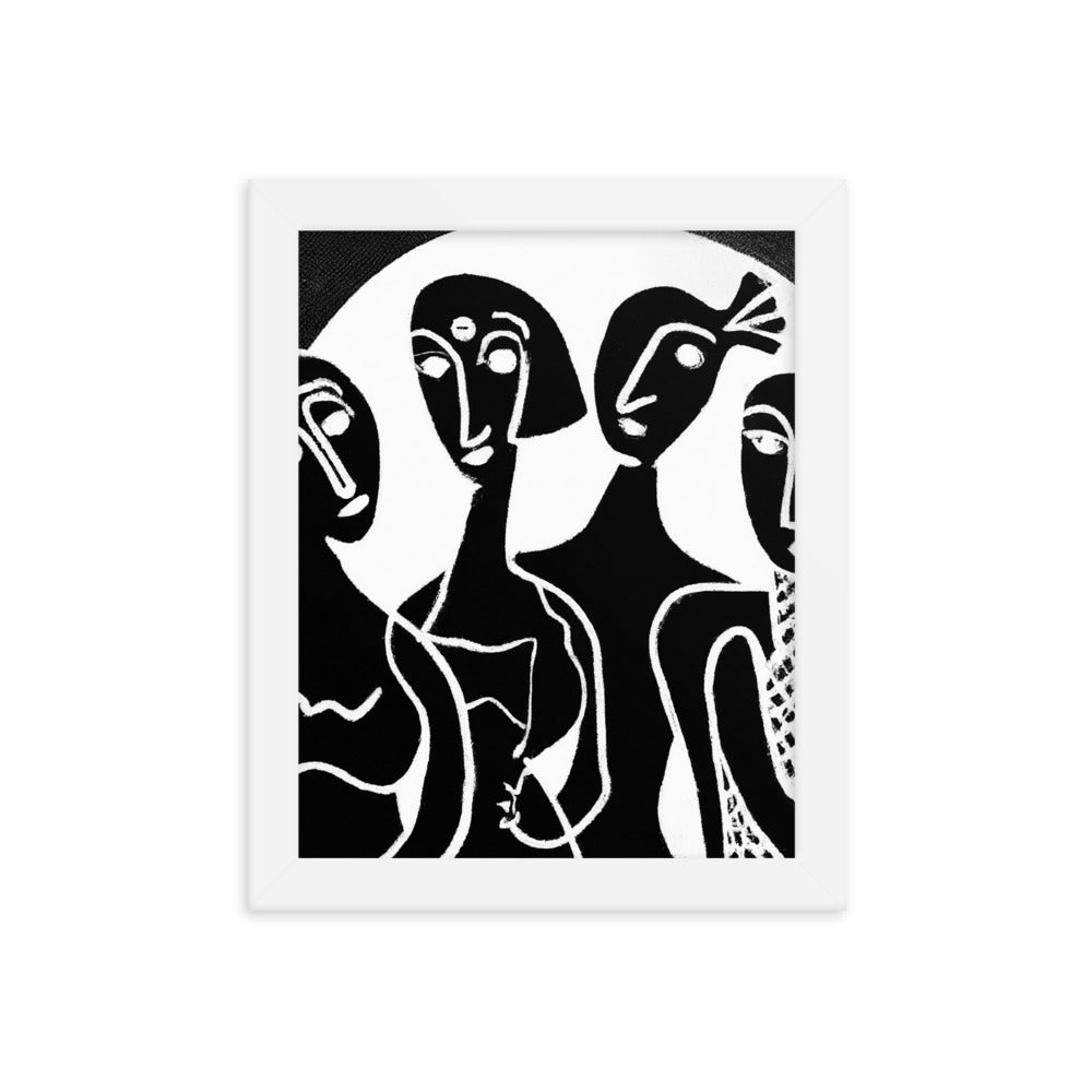 The Four Sisters Framed photo paper poster