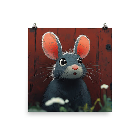 Mouse Photo paper poster