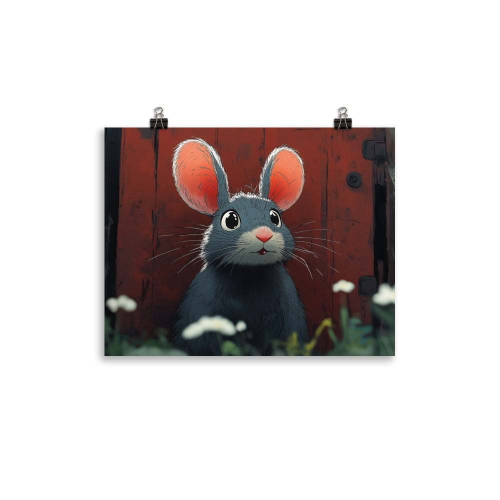 Mouse Photo paper poster