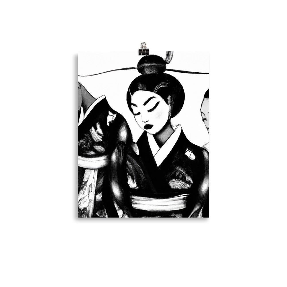 Ukiyo-e Photo paper poster