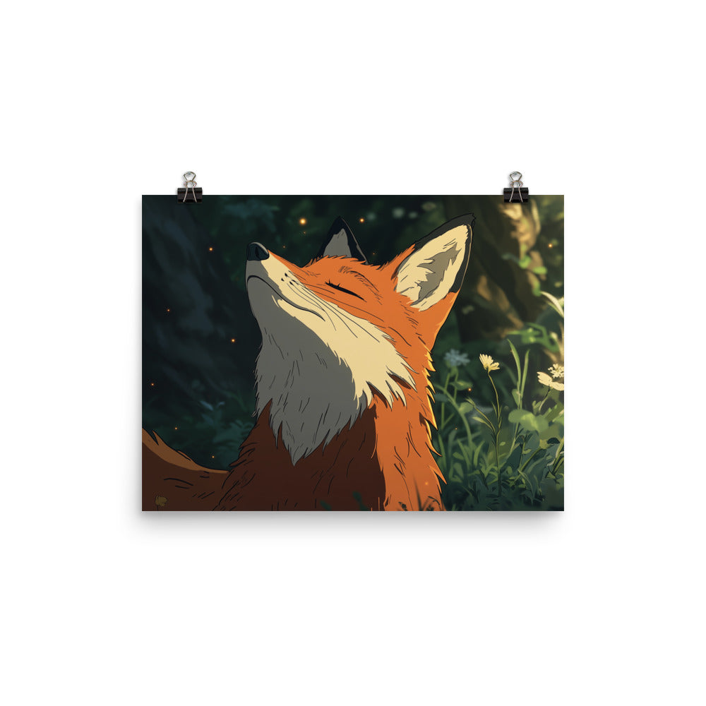 Fox 2 Photo paper poster