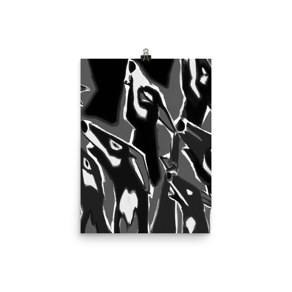 Night Howls Photo paper poster