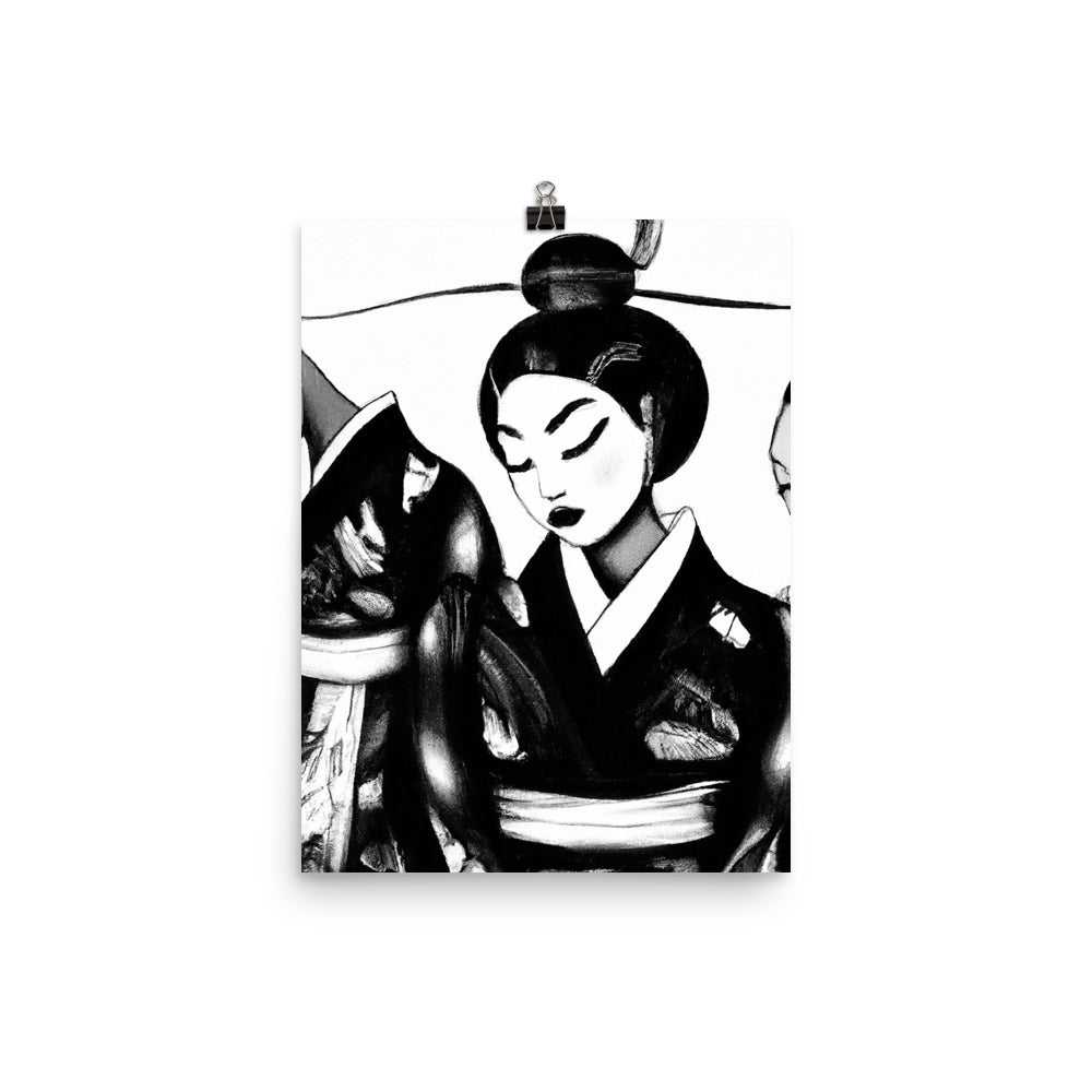 Ukiyo-e Photo paper poster