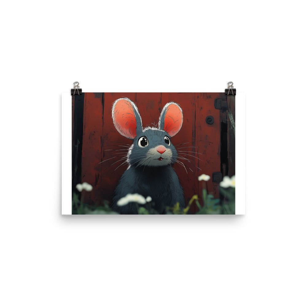 Mouse Photo paper poster