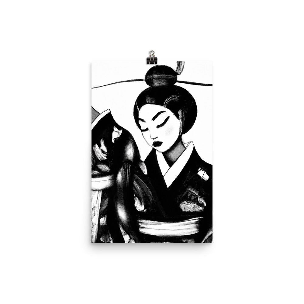 Ukiyo-e Photo paper poster