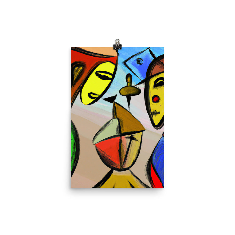 Cubism Photo paper poster