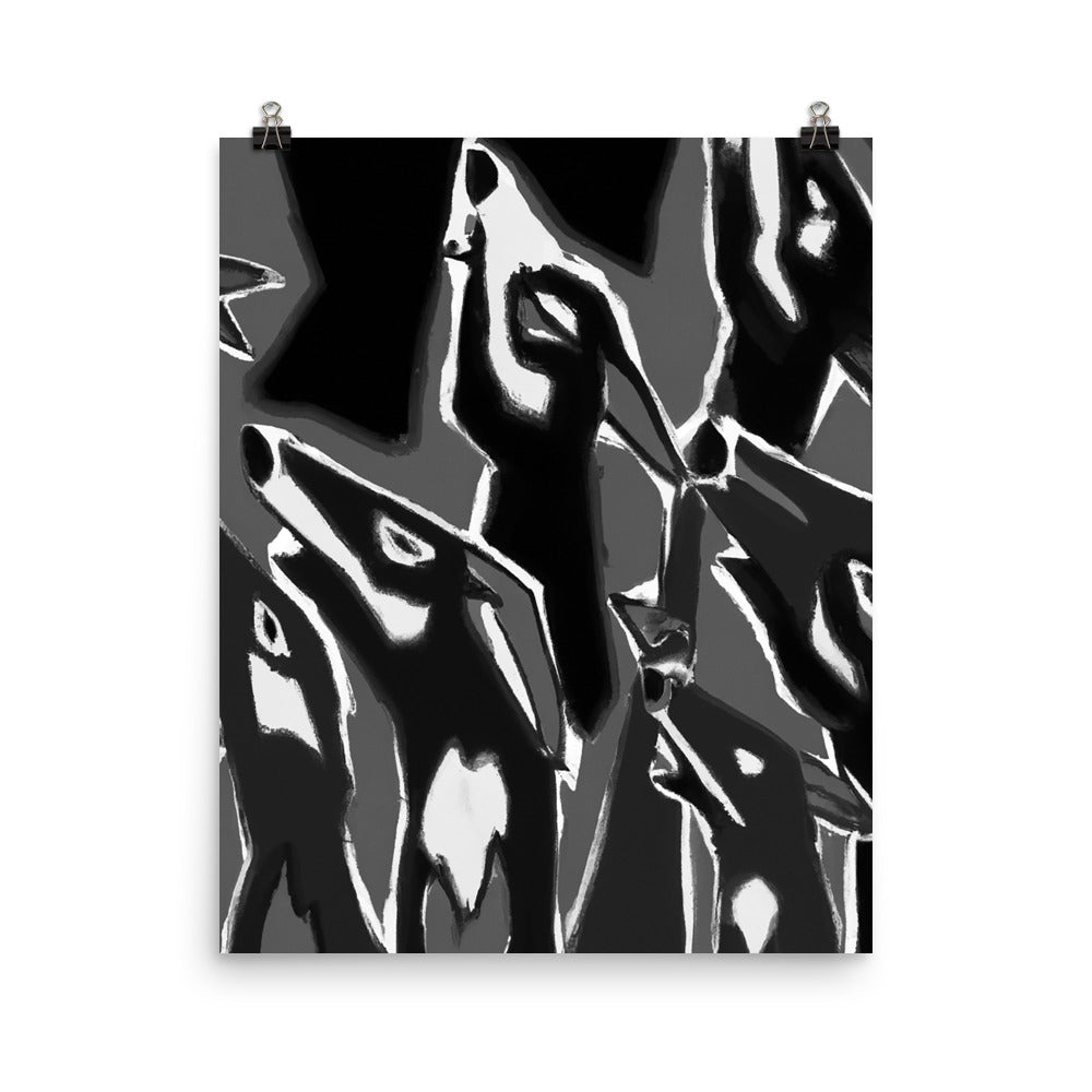 Night Howls Photo paper poster