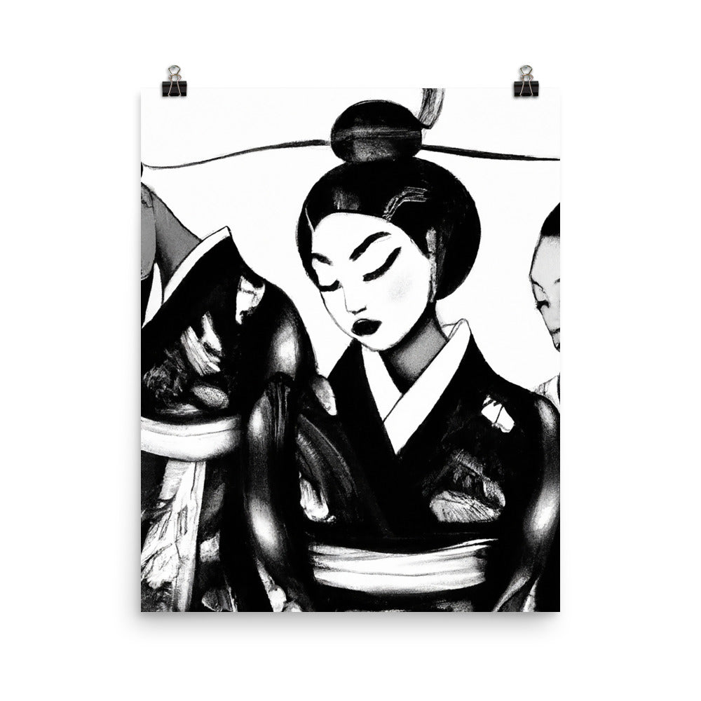 Ukiyo-e Photo paper poster