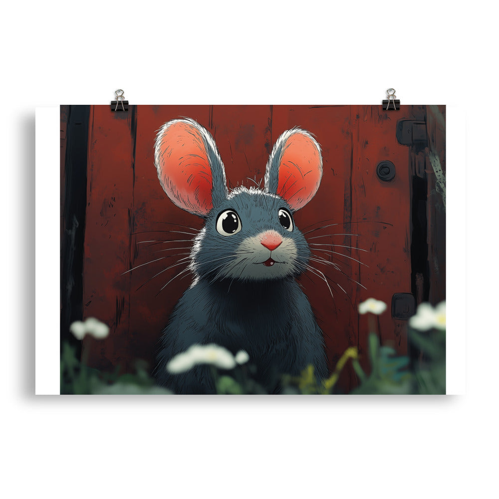 Mouse Photo paper poster