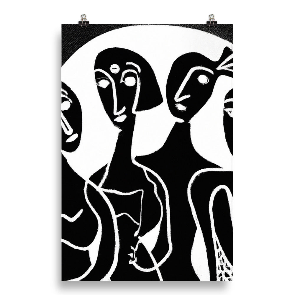 The Four Sisters Photo paper poster