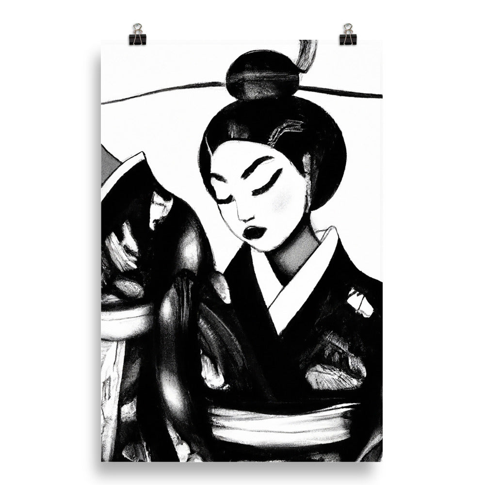 Ukiyo-e Photo paper poster