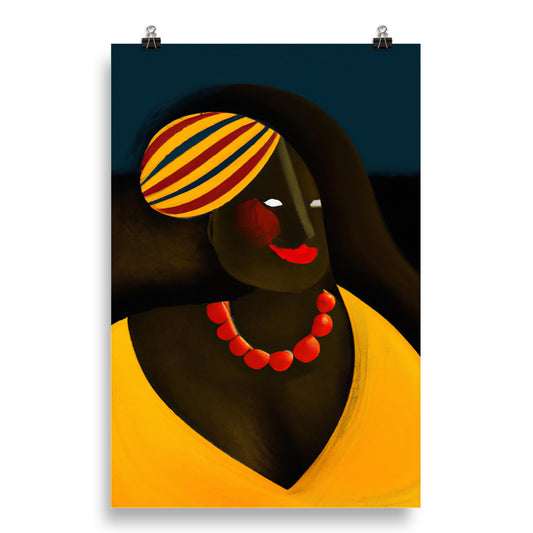 Colombiana Photo paper poster