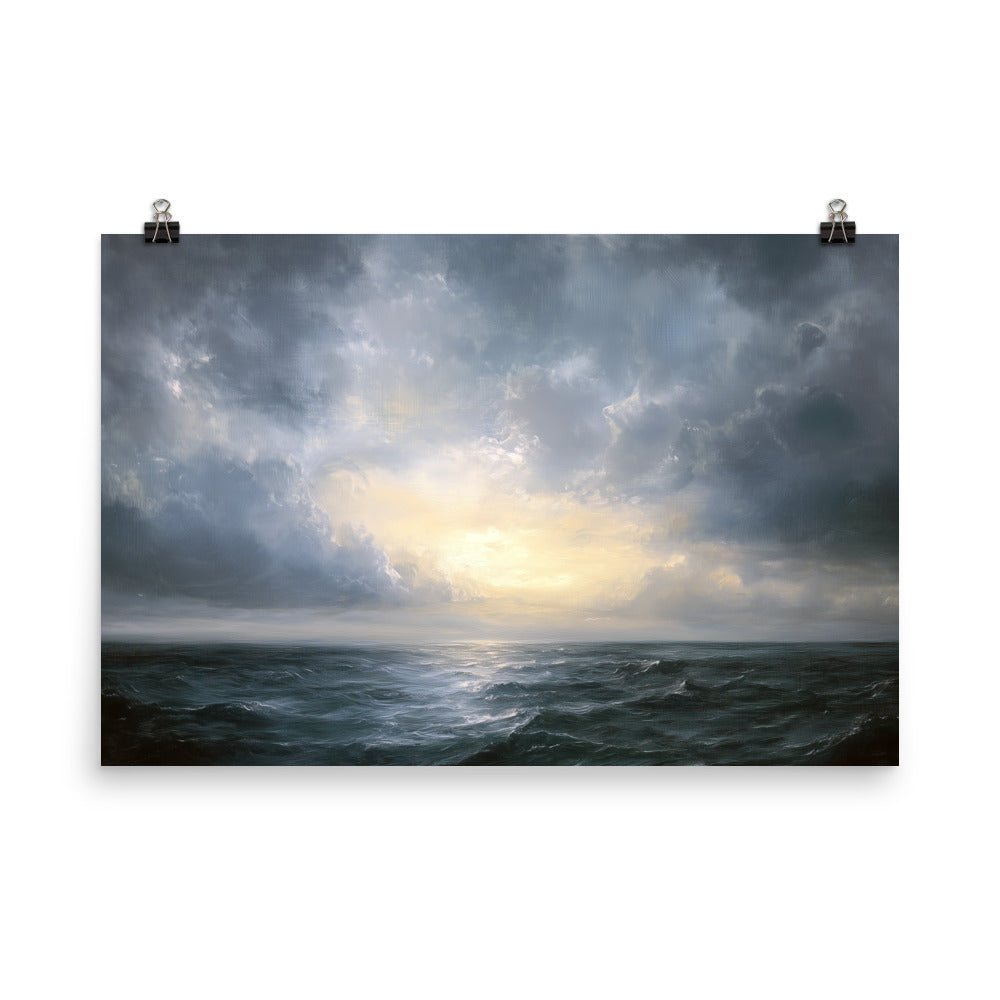 Untitled Seascape 1 Photo paper poster