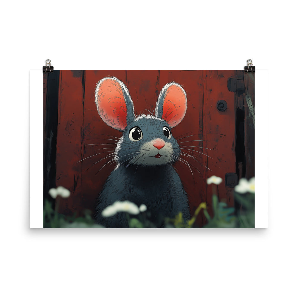 Mouse Photo paper poster