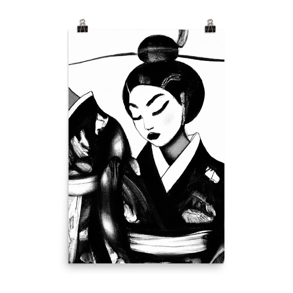 Ukiyo-e Photo paper poster