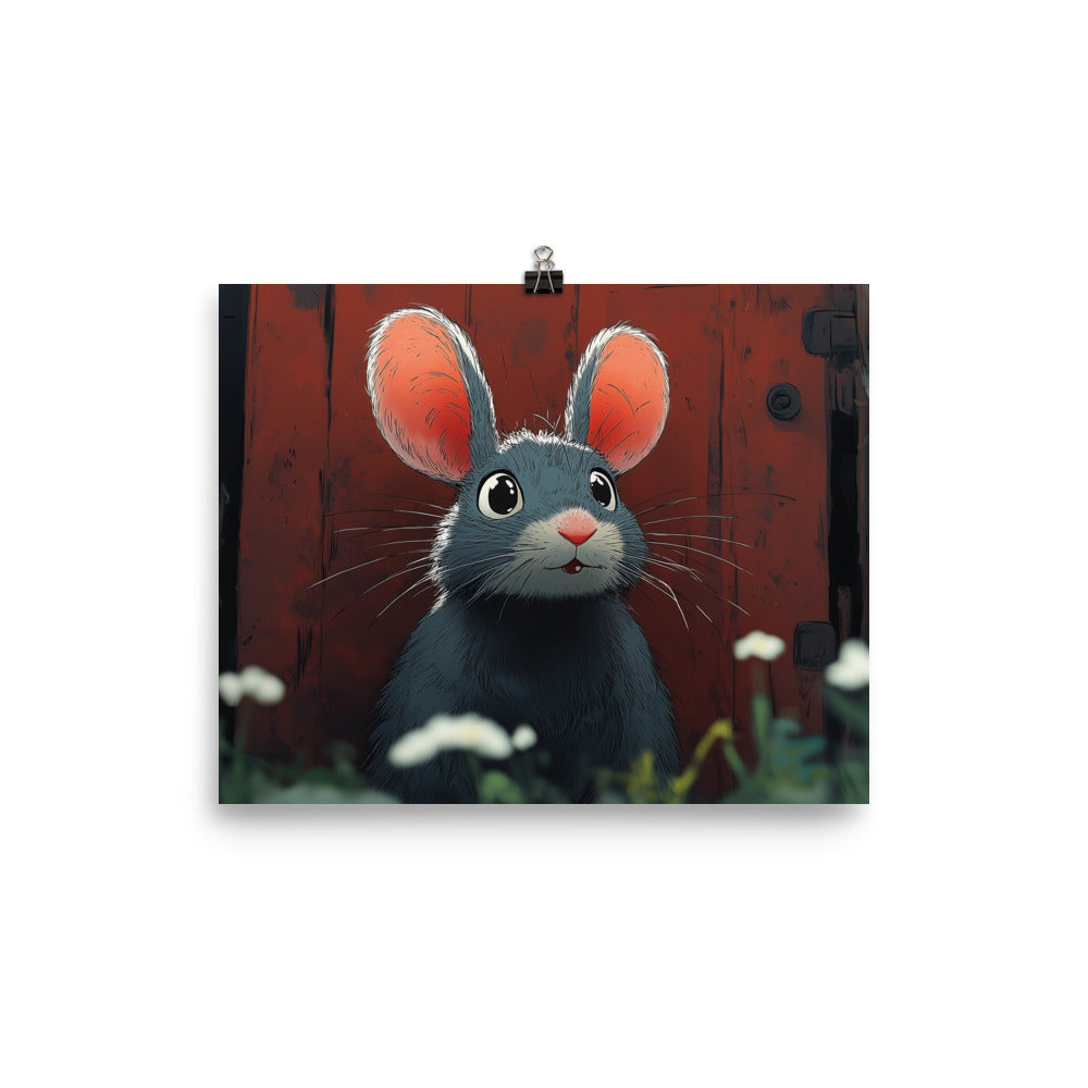 Mouse Photo paper poster