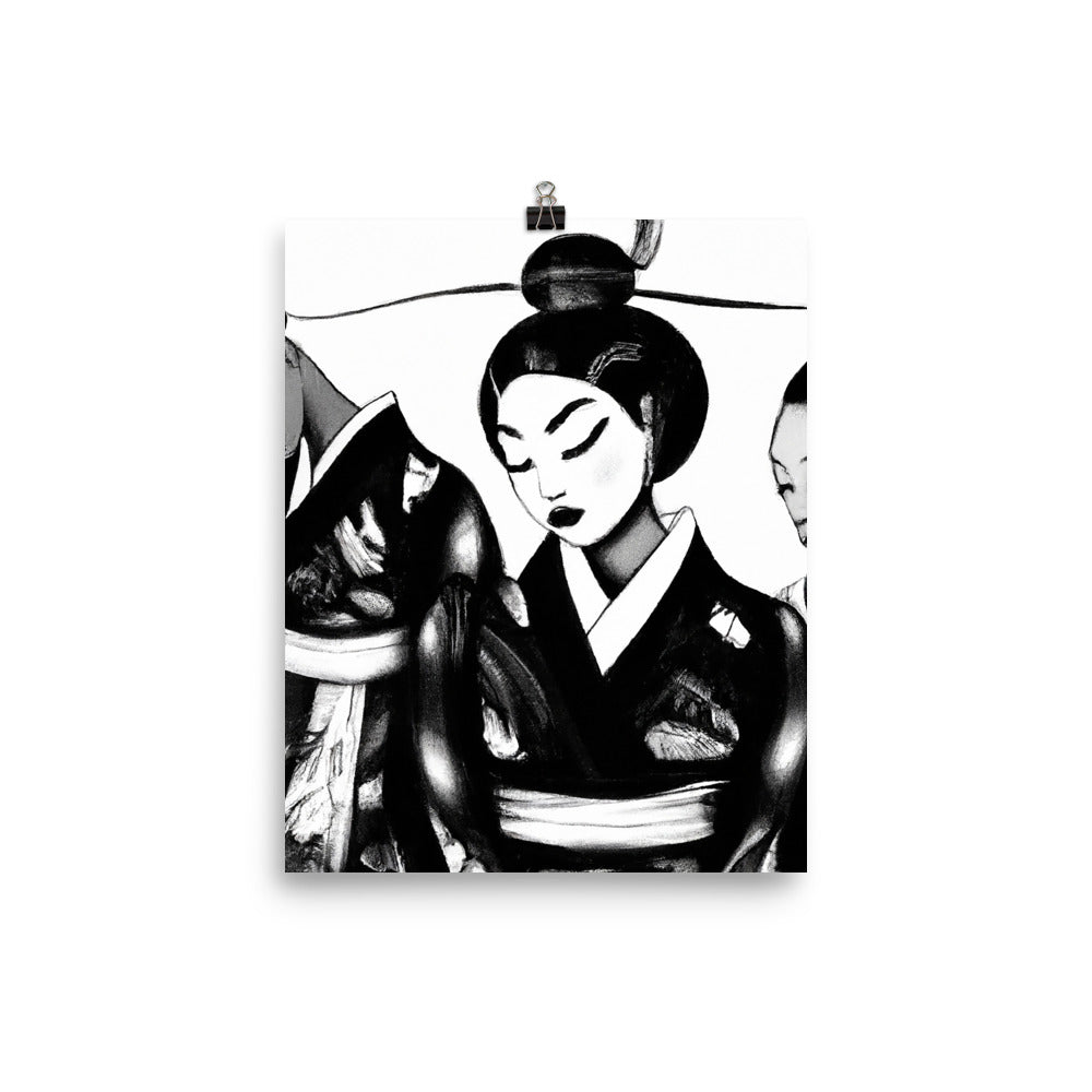 Ukiyo-e Photo paper poster