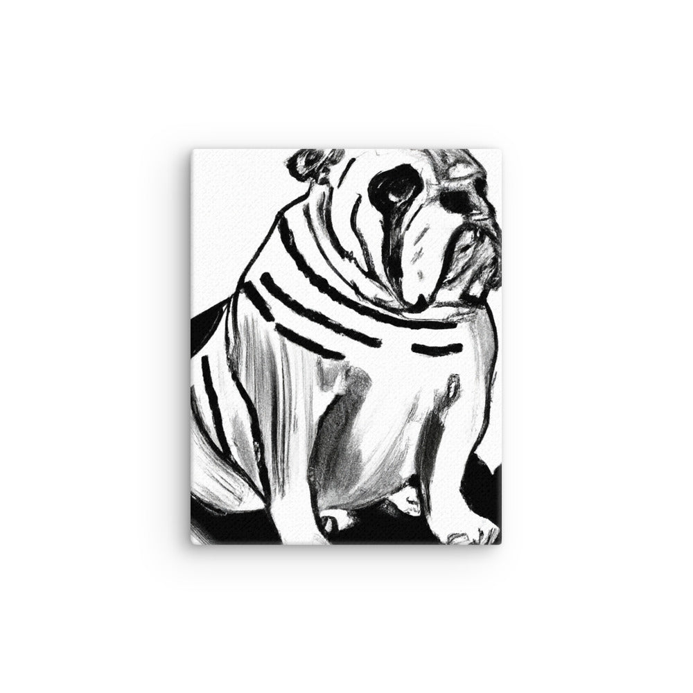 Bulldog Thin canvas